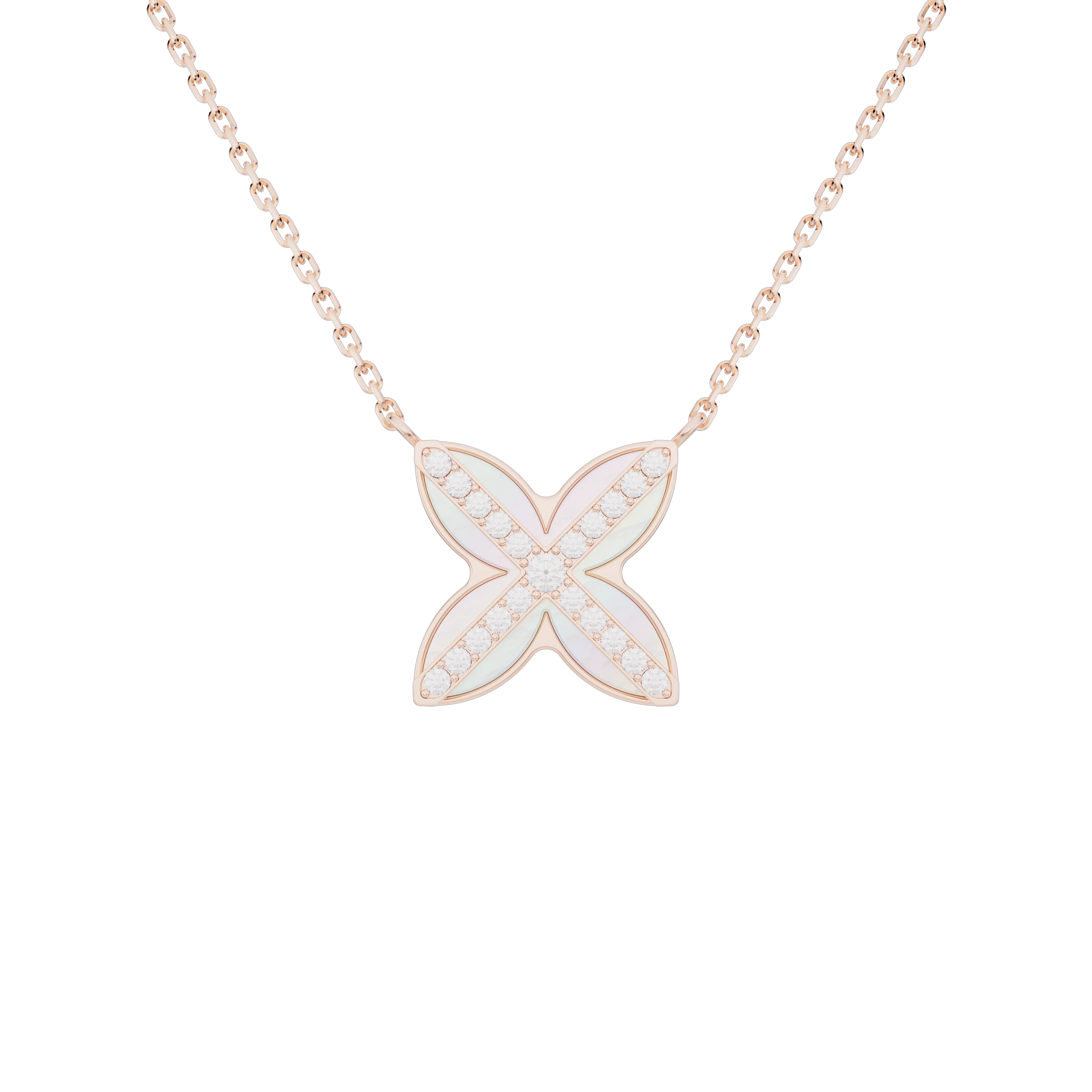 德寿宫系列
单窗花白蝶贝项链 - 2